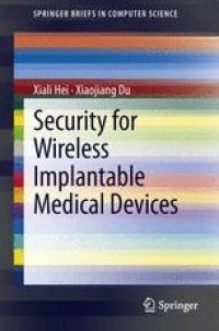 Image of Security for wireless implantable medical devices