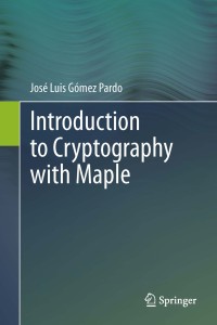 Image of Introduction to cryptography with maple