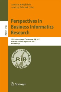 Image of Perspectives in business informatics research