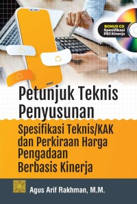 Image of Petunjuk teknis penyusunan spesifikasi teknis/KAK dan perkiraan harga pengadaan berbasis kinerja