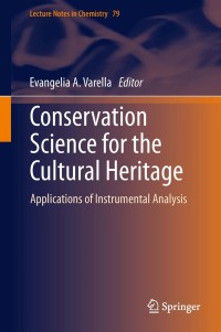 Image of Conservation science for the cultural heritage: applications of instrumental analysis