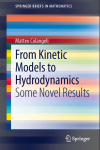 Image of From kinetic models to hydrodynamics: some novel results