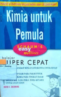 Image of Schaum's easy outline kimia untuk pemula