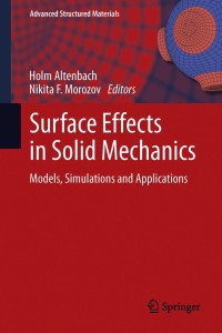 Image of Surface effects in solid mechanics: models, simulations and applications